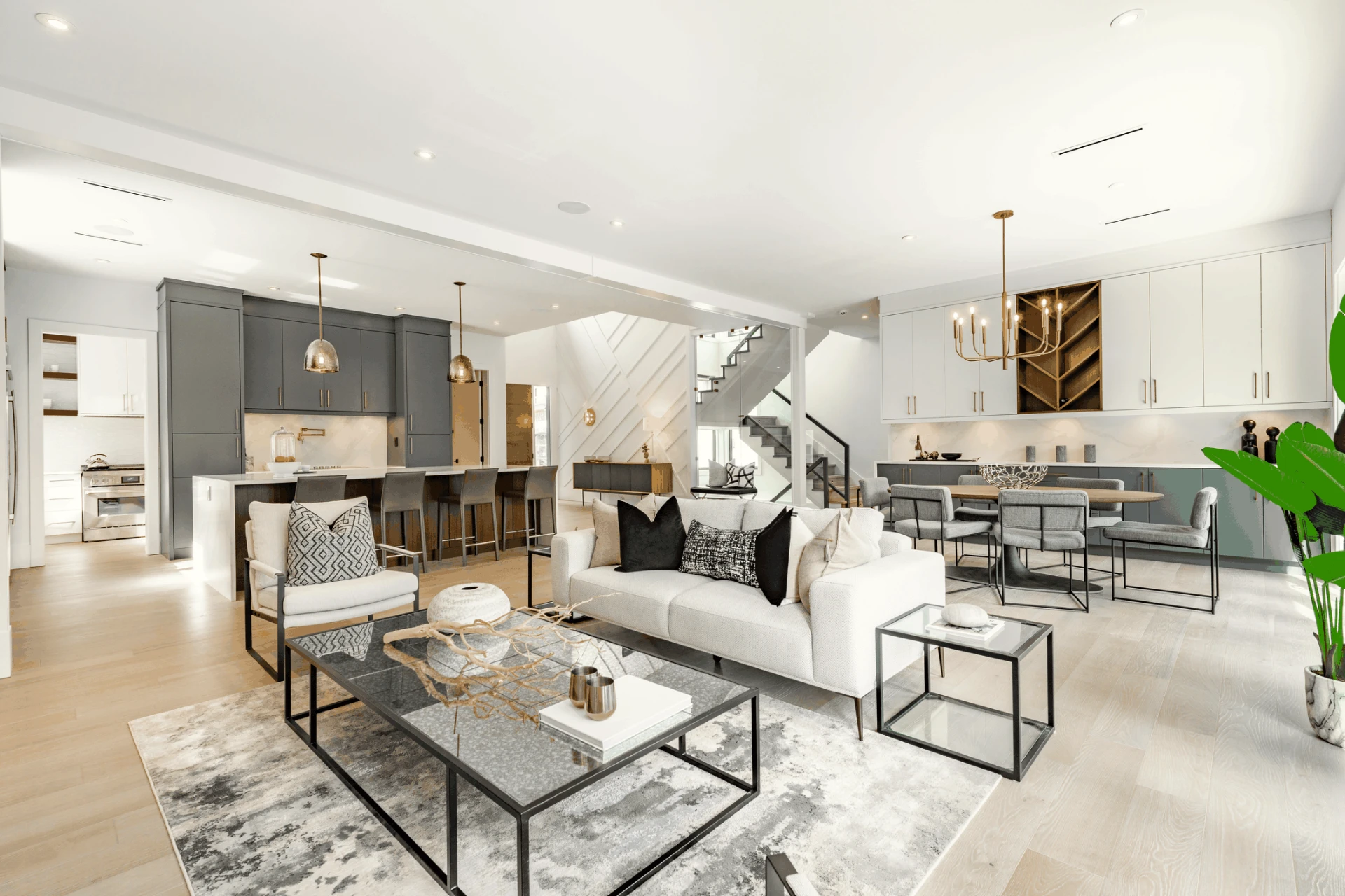 Bright, upscale residential living space