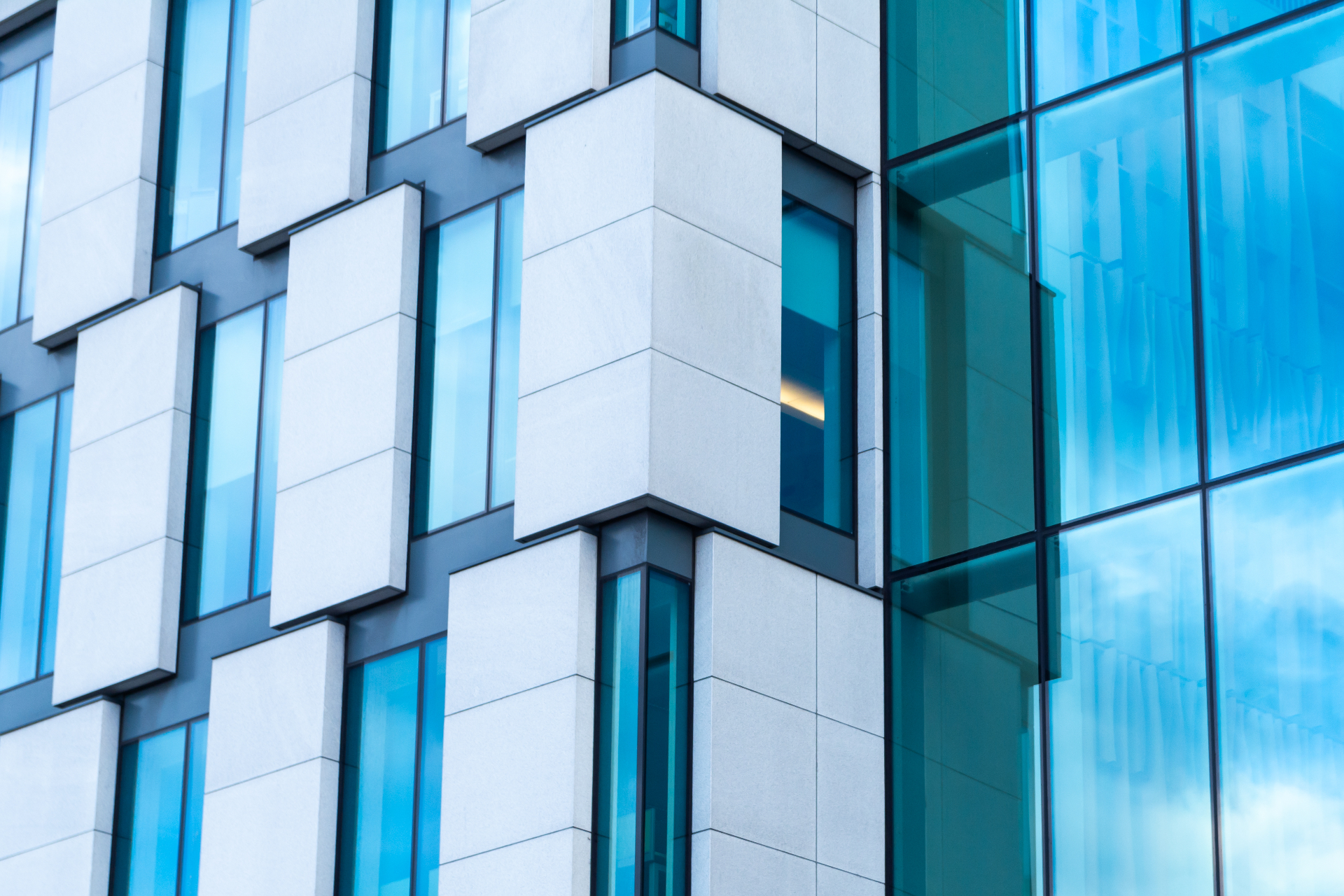 Commercial office facade